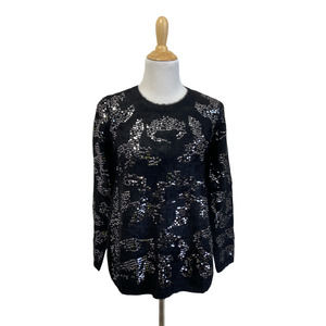 NEW Alfani Sequin Long Sleeve Sweater Size Small